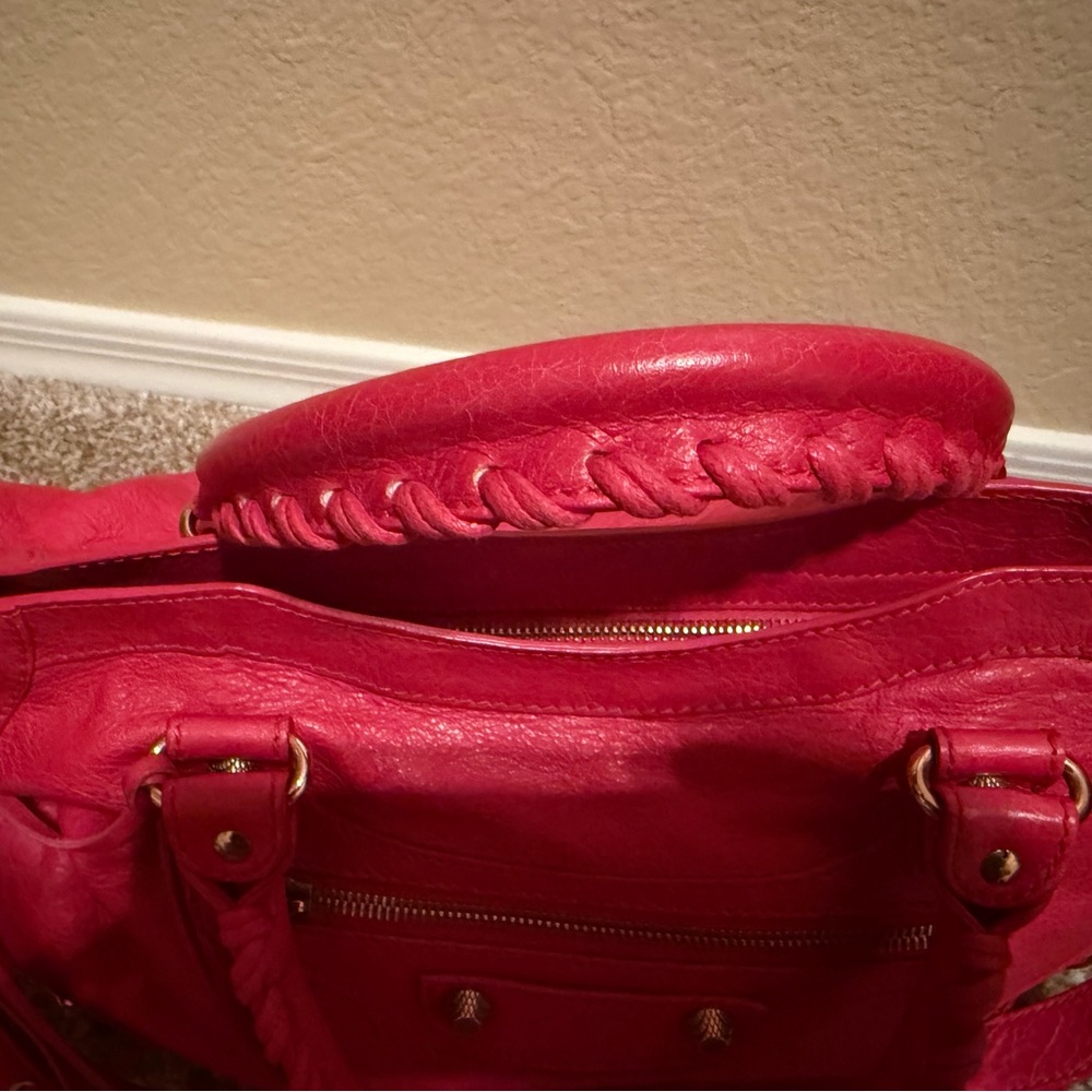 Stunning Balenciaga City Rose Thulian Giant Silver Hardware bag - Picture 3 of 13